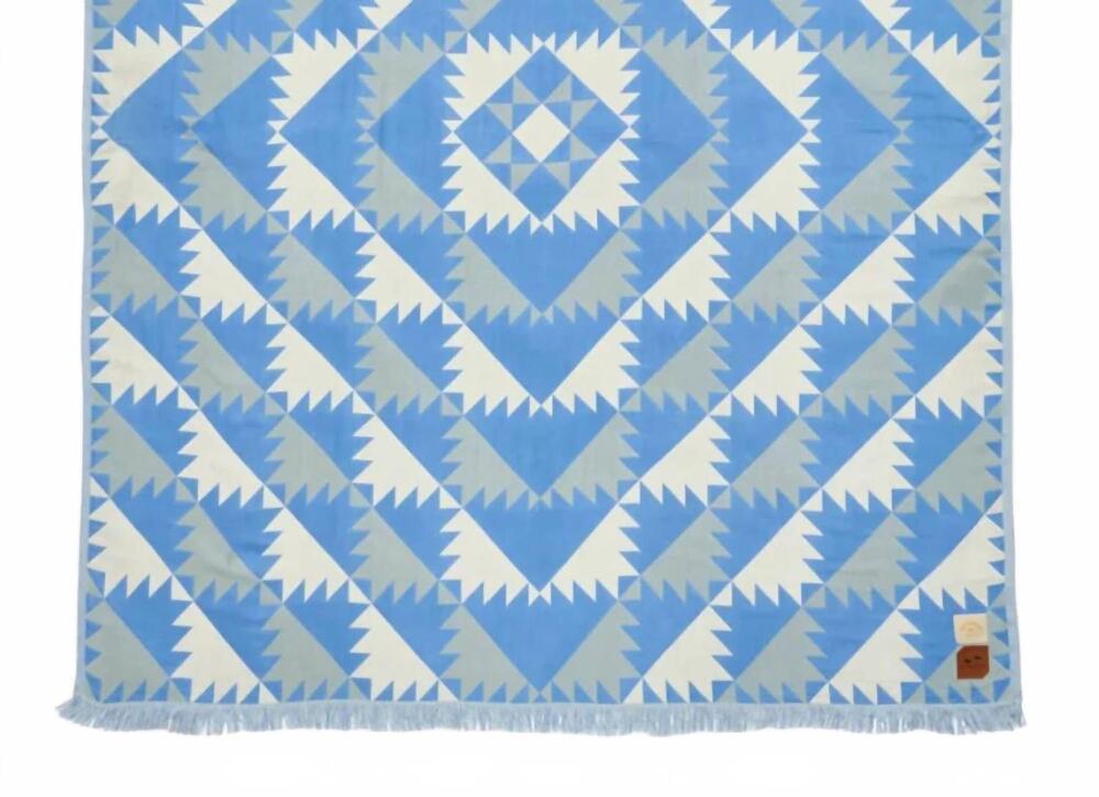 NEW SLOWTIDE daydream driftweave beach blanket in lagoon